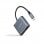 Nanocable USB-C auf 2xHDMI/USB2.0/PD Konverter 15 cm Grau