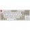 Phoenix Royal Teclado Mecânico Gaming RGB Switch Outemu Brown Branco/Bege