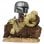 Funko Pop Deluxe Star Wars The Mandalorian: Mandalorian com Baby Yoda em Bantha