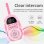 Klack Walkie Talkies Infantiles Inalámbricos Recargables Alcance 3Km