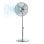 Ventilateur Cecotec EnergySilence 620 Retrostyle 50W 16" chrome oscillant 4 pales