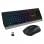 The G-Lab Combo Tungsten tastiera Mouse incluso Wireless a RF + USB AZERTY Francese Nero