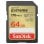 Cartão de Memória SanDisk Extreme SDXC 64GB UHS-I V30 170MBs Classe 10