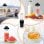 Duronic BL510 Mini Batidora Eléctrica con Botella de 570ml 500W Negra