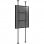Kimex Suporte de Chão-Teto Modo Retrato para TV 50"- 100" Altura 240cm VESA 600x900 Máx. 90Kg
