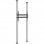 Kimex Soporte de Suelo-Techo para TV 50"-100" Altura 240cm Max