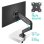 Onkron G50-B Soporte Brazo Articulado de Escritorio para Monitor 13"-32" VESA 100x100 Máx 8 Kg