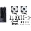 Refrigeração Líquida Cooler Master MasterLiquid 240L Core ARGB 240mm 2 Ventoinhas LED