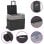 vidaXL Geleira Portátil com Rodas e Adaptador de Corrente 12-24V/100-240V 40L Preto/Cinzento