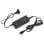 vidaXL Réfrigérateur portable avec roulettes et adaptateur secteur 12-24V/100-240V 30L Noir/Gris
