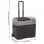 vidaXL Réfrigérateur portable avec roulettes et adaptateur secteur 12-24V/100-240V 30L Noir/Gris