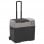 vidaXL Réfrigérateur portable avec roulettes et adaptateur secteur 12-24V/100-240V 30L Noir/Gris