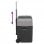 vidaXL Réfrigérateur portable avec roulettes et adaptateur secteur 12-24V/100-240V 30L Noir/Gris