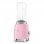 Mélangeur en verre style années 50 Smeg PBF01PKEU 600 ml 300 W rose