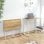 Bureau pliant Dolenkaf InnovaGoods bois/blanc