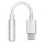 PcCom Essential Cable USB-C a Jack 3.5 con Samsung Chipset Blanco