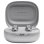 Casque sans fil JBL Live Flex avec suppression adaptative du bruit, argent