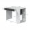 Home Heavenly Club Mesa de Escritorio Reversible con Cajón y Estantería 101x73x50cm Blanca/Gris