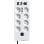 Eaton PB8TUF Regleta con Limitador de Tensión 6 Salidas AC Tipo E con 2 USB-A + Rj11 2500W 1.5m