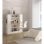 Home Heavenly Darcy Estantería Multifunción para Estudio 140x119.6x34.5cm Blanco/Roble