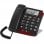 Amplicomms BigTel 50 Alarm Plus Teléfono Sobremesa para Mayores con Pulsera de Alarma
