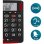 Amplicomms BigTel 50 Alarm Plus Teléfono Sobremesa para Mayores con Pulsera de Alarma