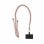 Ksix Pendentif Universel pour Téléphone Portable avec Carte Adaptateur 160 Cm Rose