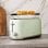 Cecotec Toast&Taste 1600 Retro Doppel-Toaster mit Doppelschlitzen, 1630 W, grün