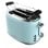 Grille-pain Cecotec Toast&taste 1000 Retro Double 2 fentes 980W bleu acier