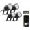 Ksix SmartLed Outdoor Set 4 Faretti WiFi + APP Inclusa RGBWIC 18W 900 Lumen
