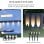 Ksix SmartLed Outdoor Set 4 Faretti WiFi + APP Inclusa RGBWIC 18W 900 Lumen