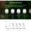 Ksix SmartLed Outdoor Set 4 Faretti WiFi + APP Inclusa RGBWIC 18W 900 Lumen