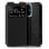 Cool Black Smooth Flip Cover Case pour Xiaomi Redmi 12C