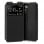 Coole glatte schwarze Flip-Cover-Hülle für Samsung A145 Galaxy A14 / A14 5G