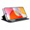 Coole glatte schwarze Flip-Cover-Hülle für Samsung A145 Galaxy A14 / A14 5G