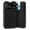 Custodia Flip Cover liscia nera fresca per Xiaomi Redmi Note 12 Pro Plus 5G