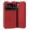 Étui à rabat uni rouge cool pour Samsung A346 Galaxy A34 5G