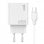 Fantastico caricabatterie ultra veloce universale PD USB-C + USB 65 W + cavo USB-C GaN bianco