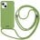 Coole schlichte Pistazien-Cord-Hülle für das iPhone 14 Plus