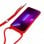 Cool Funda Cordón Liso Rojo para iPhone 14 Pro