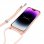 Coole, schlichte Kordelhülle in Pink für das iPhone 14 Pro Max