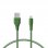 Ksix Cable Carga Rápida Lightning a USB-A 1m Verde