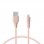 Ksix Cable Carga Rápida Lightning a USB-A 1m Rosa