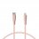 Ksix Cable Carga Ultra Rápida Lightning A USB-C 65 W 1m Rosa