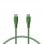 Ksix Cable Carga Ultra Rápida USB-C/USB-C 65 W 1m Verde