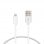 Ksix B0914CU01 cavo Lightning 1 m Bianco