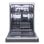 Midea MFD60S090W Lavavajillas Capacidad 12 Cubiertos E Blanco