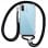 Cool Funda Transparente Reforzada Cordón Negro para Xiaomi Redmi A1 Plus / A2 Plus