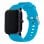 Bracelet en silicone universel cool 20 mm bleu clair compatible avec montre intelligente