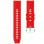 Cool Correa Universal 20mm Goma Rojo para Amazfit Bip / GTS / Bip Lite / Huawei / Samsung / COOL Oslo